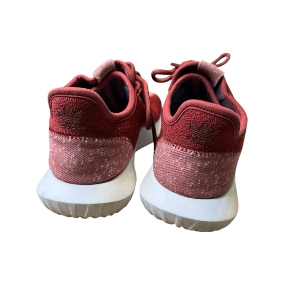 👟 Adidas Tubular Shadow Collegiate Burgundy Knit Sneakers Men’s 5.5 👟 - Picture 2 of 7